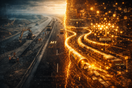 M1 bővítés közpénz áramlás hatalmi hálózat