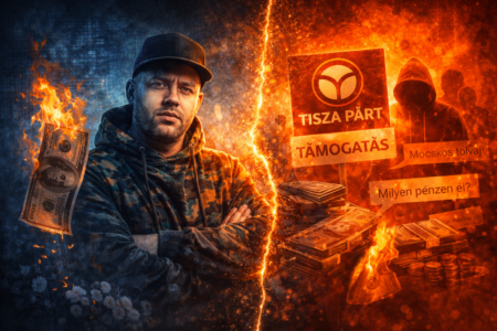 Dopeman Tisza Párt támogatás vita pénz és politika konfliktus