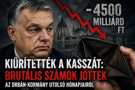 öltségvetési hiány, kiürített kassza vizuális ábrázolása